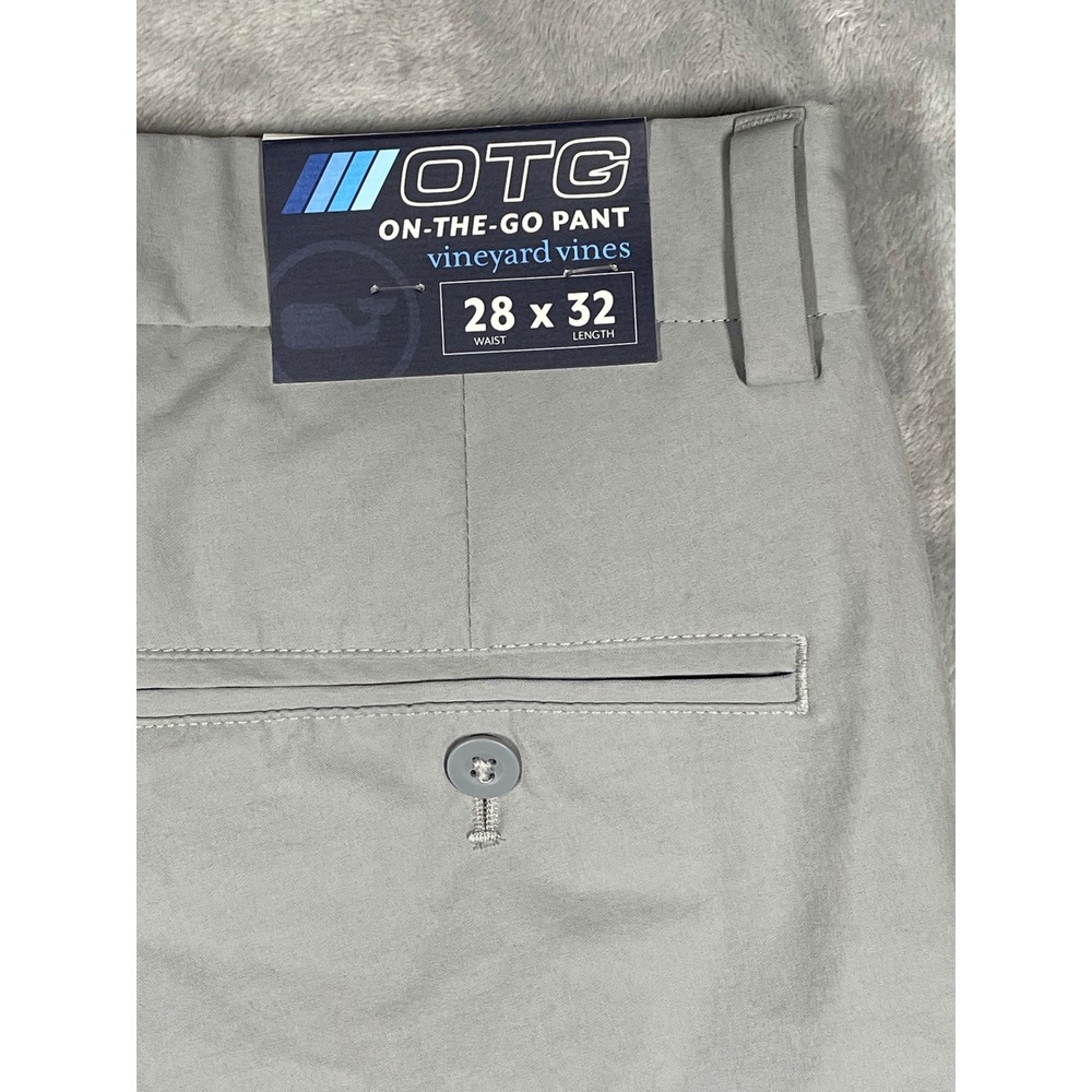 Vineyard Vines On-The-Go Pant Ultimate Gray 28x32 1P000005-8872 New NWT